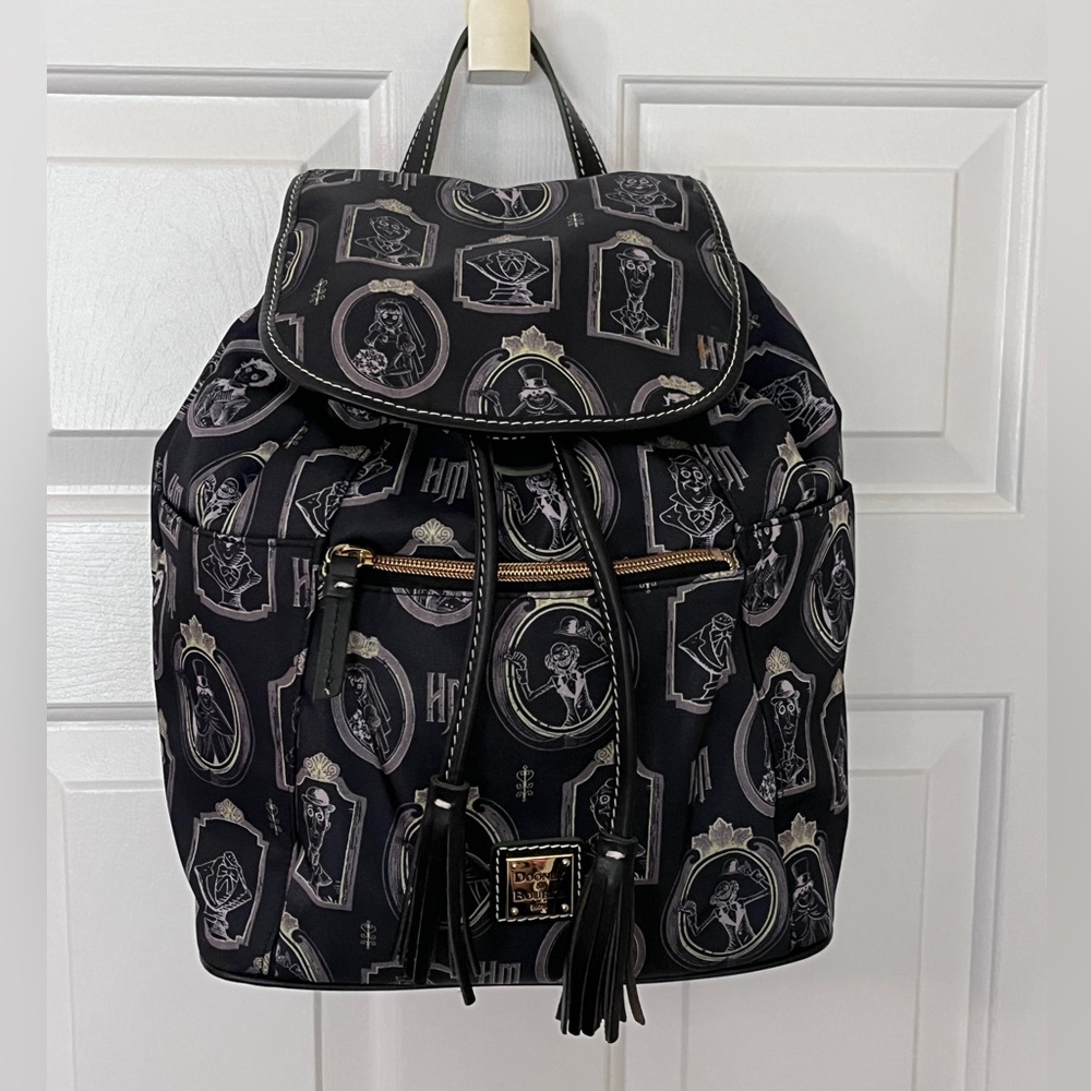 Black Patterned Women’s Backpack